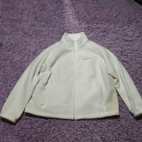 Plus Size Columbia White Jacket - Picture 1 of 4
